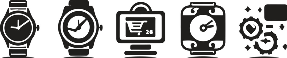 set of silver and rings