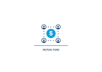 Mutual fund icon in vector eps 10.