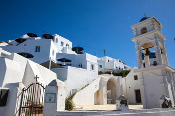 Santorini - Greece - May 17, 2024: I Merovigli village, Santorini, Cycladic Islands, Greece...