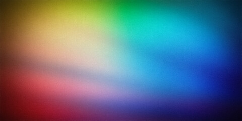 Vibrant multi-colored gradient background featuring a blend of blue, green, yellow, and red hues. Perfect for adding a dynamic and modern touch to any digital or print project