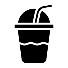 Drink Vector Glyph Icon Design