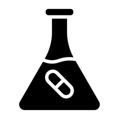 Chemical Vector Glyph Icon Design