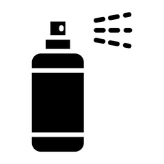 Spray Vector Glyph Icon Design