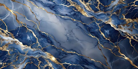 Luxurious abstract marble background in navy blue and silver , luxury, abstract, marble, background, navy blue, silver