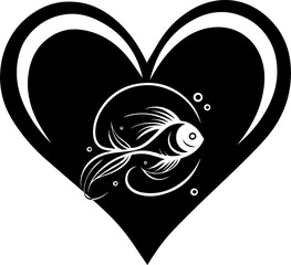 Black heart graphic plus 12 zodiac signs