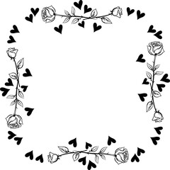 Obraz premium Flower frame