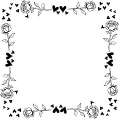 Rose frame