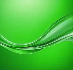 Obraz premium abstract green background, wallpaper, illustration, light, line, vector, curve, backdrop, pattern, waves, art, nature, color, texture, swirl, shape
