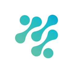 Technology logo design template