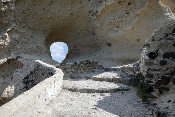 Santorini - Greece - May 17, 2024: Heart of Santorini, Santorini, Cycladic Islands, Greece.