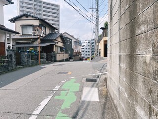日本の住宅地の風景