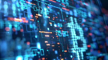 Obraz premium abstract financial graph report changing price management.generative ai