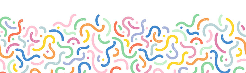 Hand drawn abstract seamless pattern, doodle background, simple style - great for textiles, banners, wallpapers, wrapping - vector design