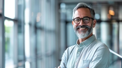Fototapeta premium The smiling professional man