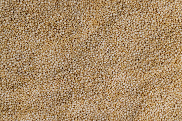 a large amount of quinoa groats during porridge cooking