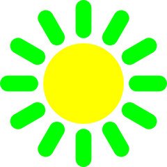 Sun Vector Icon