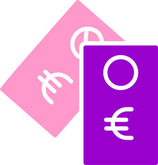 Euro Tag Vector Icon