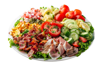 classic Cobb salad, with its layers of fresh ingredients