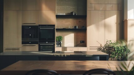 modern kitchen interior