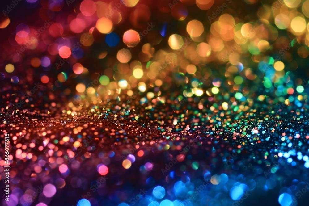 Poster a vibrant and dynamic display of multicolored lights creating a mesmerizing blur, a vibrant and eye-