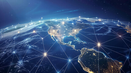 Technology that allows people around the world to connect and communicate with each other.