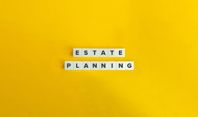 Estate Planning Term and Banner.