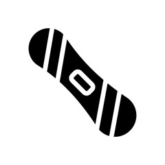 Snowboard Vector Glyph Icon Design