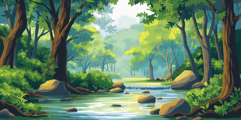 tropical island landscape 