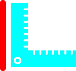 Ruler Vector Icon
