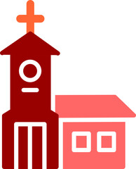 Building Church Vector Icon