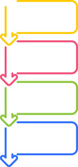 Infographic simple design, Stroke line