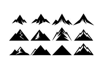 There are various categories of mountains in this collection