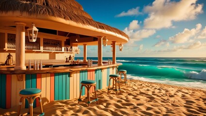 Obraz premium beach resort