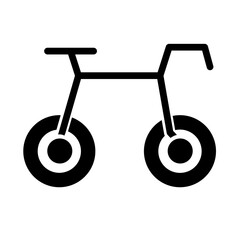 Bicycle Vector Glyph Icon design