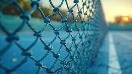 net in tennis court