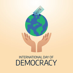 line art of International Day of Democracy good for International Day of Democracy celebrate. line art.