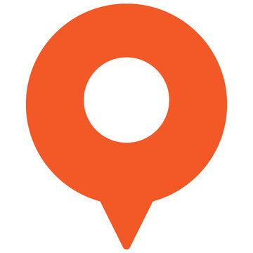 recommend clip art: Q-shaped map pin