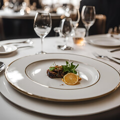 table set for dinner