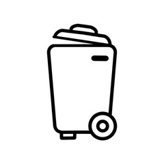 Recycle bin icon. Trash Can icon vector illustration