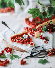 Red Currant Tart Cake