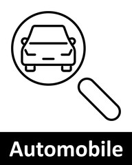 Automotive set icon. Location, electric car, gearbox, inspection, cost, lock, steering wheel, security, garage, electric vehicle, car dealership, key, automotive services, transportation industry