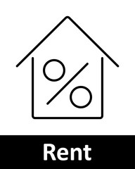 Home and real estate line icons set. Rent, realtor, Bar graph, speaker, power bank, house, radio, WiFi, immovables, mobile phone, signal strength, bottle. Household, property, living concept