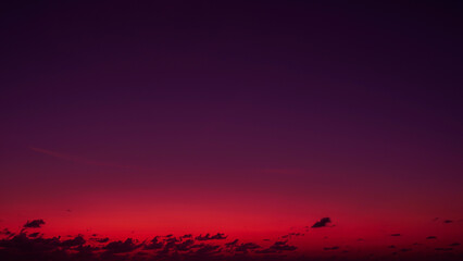 Red purple orange blue pink sunset sky cloud Red purple cloudscape background Dark red purple sunset sky cloud  background day night Dramatic sunset sky Patong Phuket Thailand.