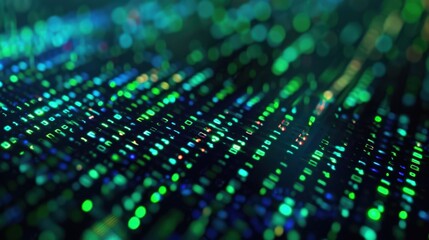 Abstract Digital Data Matrix