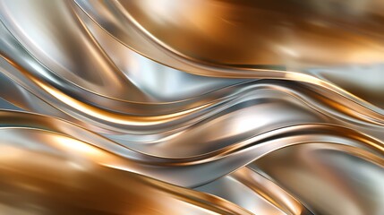 Photorealistic Modern Minimal Abstract Background with Metallic Texture