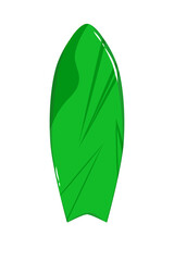 Doodle surfboard collection surfing on summer beach cute illustration season that can be used for sticker, scrapbook, icon, decorative, e.t.c with aesthetic green color