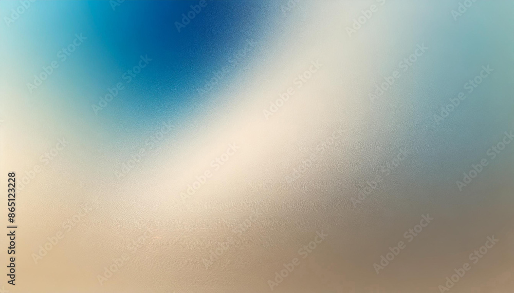 Fototapete light beige white cyan blue texture with gradient and grain, abstract background banner for product 