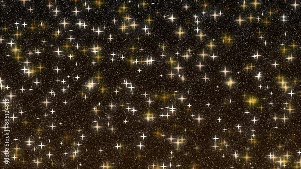 Poster glitter sparkle twinkle flashing stars animation background space sky universe motion graphics gradi