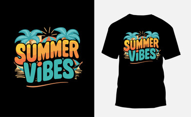 Summer t-shirt design, typography