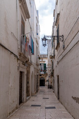 The Martina Franca City street view in Italy